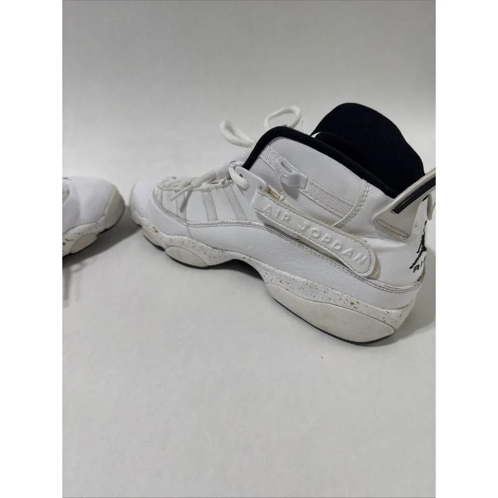 Nike‎ Air Jordan 6 Rings Youth Kids Size 7Y Confetti White 323419-100